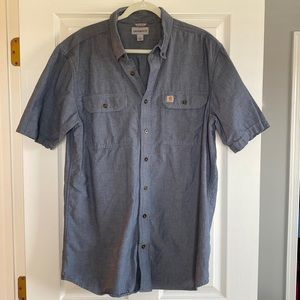 Men’s Carhartt Chambray button down Shirt